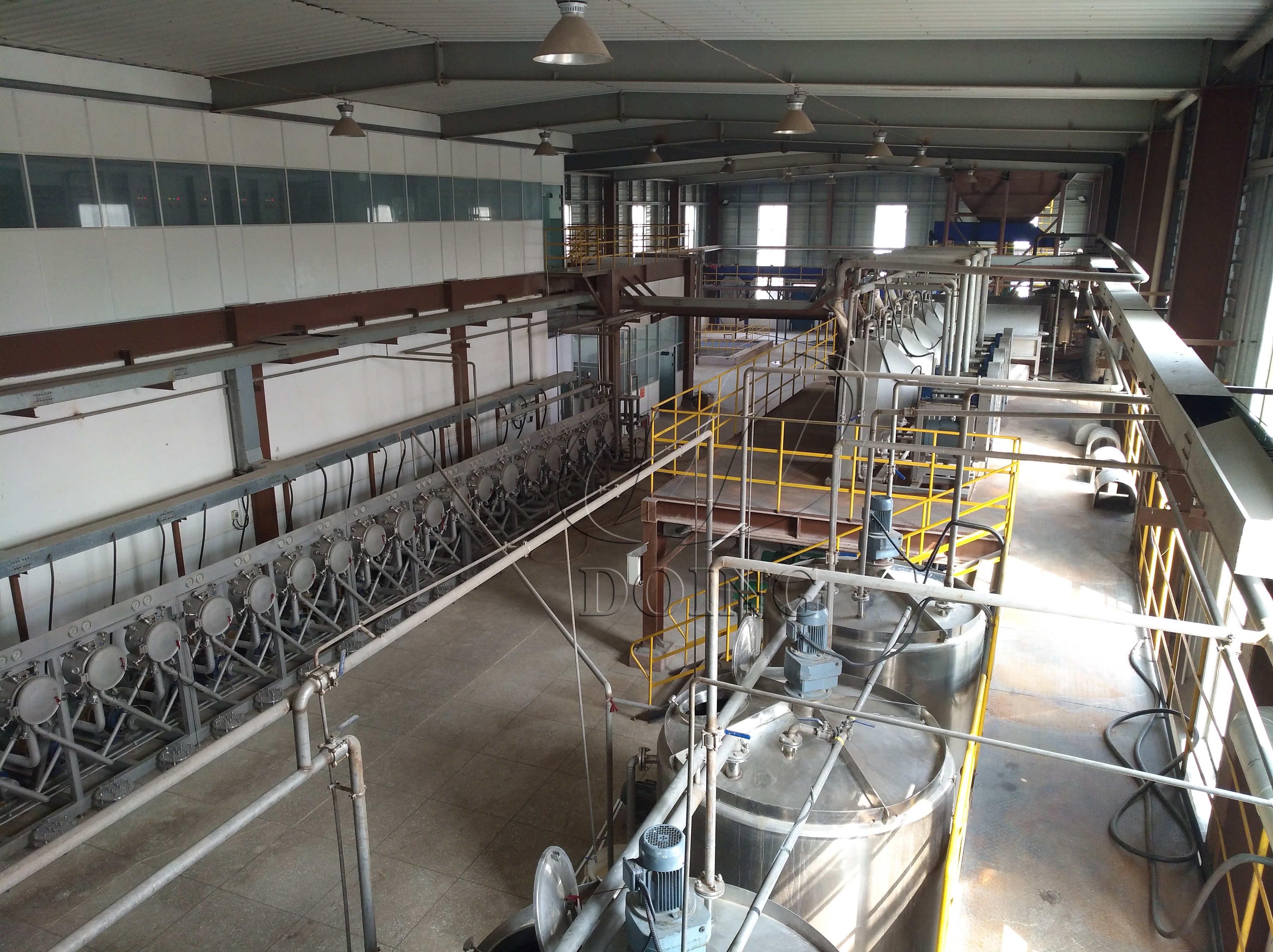 20 tons/day sweet potato starch processing equipment was successfully put into operation in Guizhou, China