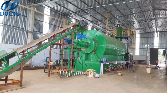 semi-continuous pyrolysis equipment in Brazil