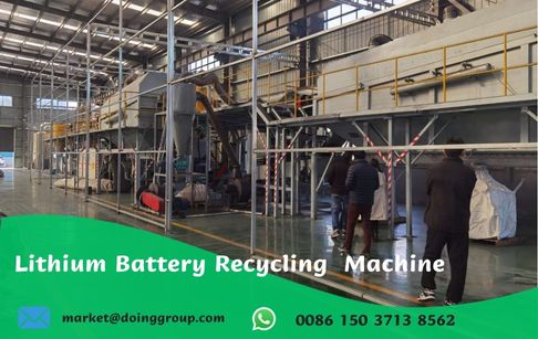 What's the lithium ion battery disassembly and recycling plant cost in India?