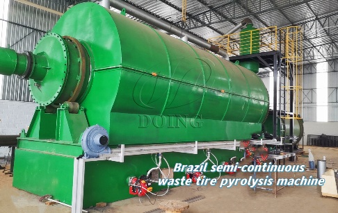 Installation of 3 sets of Semi-Continuous Waste Tire Pyrolysis Equipment in Brazil