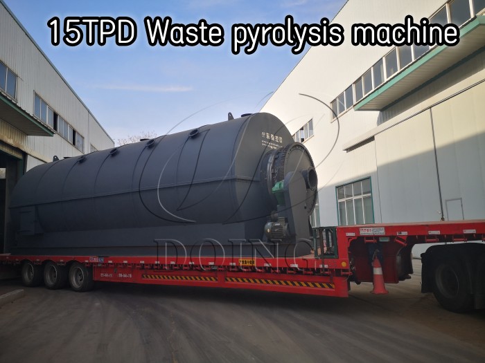 15ton plastic oil pyrolysis machine