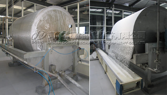 starch processing plant