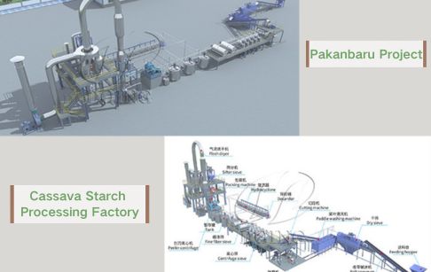 Pakanbaru 20t/h Cassava Starch Processing Factory