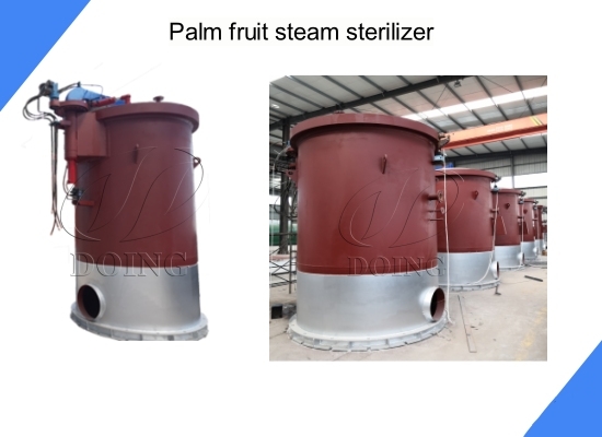 Deal for A Palm Fruit Steam Sterilization Machine from Nigeria