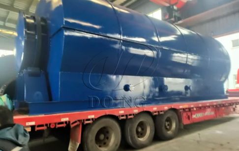 DOING 15TPD Batch Tire Pyrolysis Plant Successfully Shipped to Mali