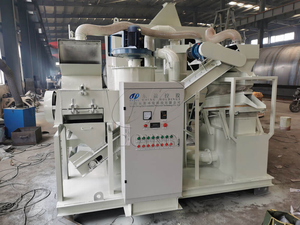 small cable wire recycling machine