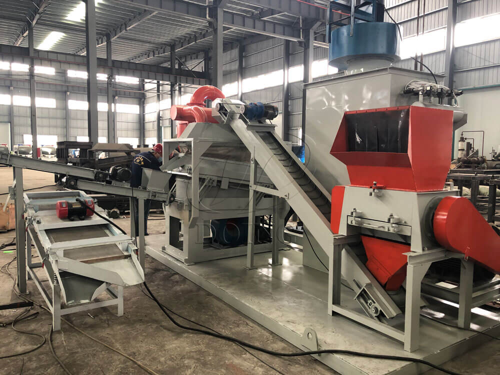 medium cable wire recycling machine