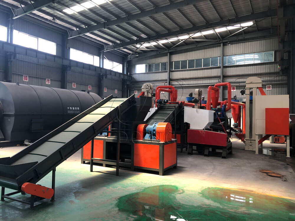 Large cable wire recycling machine