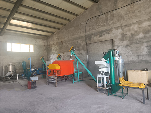 Automatic vegetable oil pressing production line