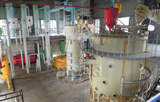 Equipment model for vegetable oil production