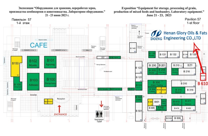 Exhibition location map