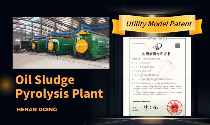 DOING oil sludge recycling pyrolysis plant