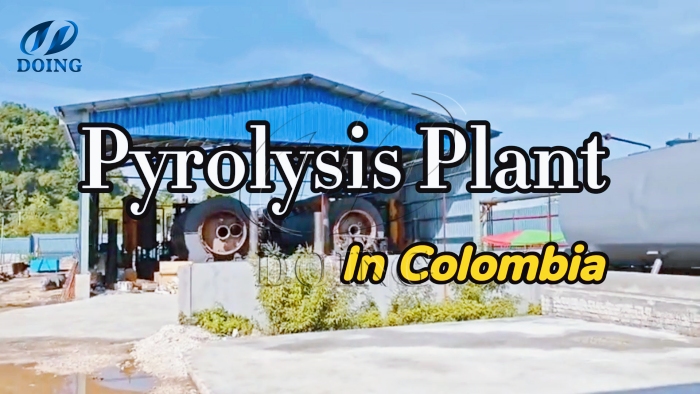 DOING oil sludge recovery pyrolysis plant project in Colombia