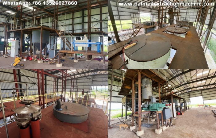 Installation process photo of 1tph palm oil milling machines.jpg