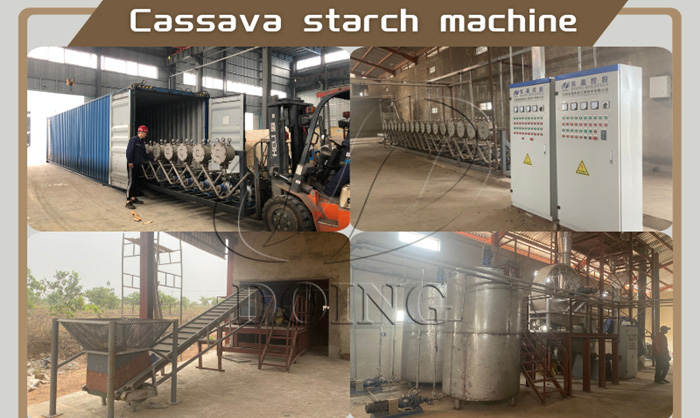 cassava starch processing machine