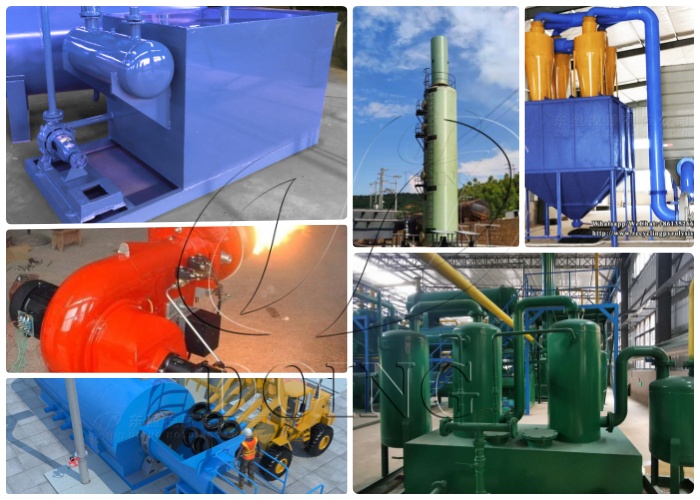 Optional devices for DOING tire plastic pyrolysis machine