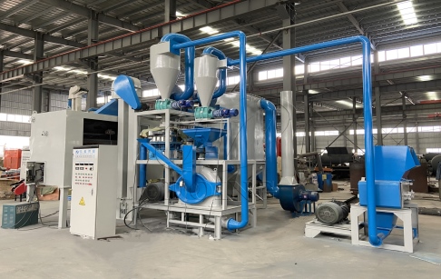 PCB recycling machine successfully installed in India