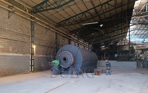 15TPD Paper Mill Waste Plastics to Diesel Fuel Plant Customer Site Installed in Mexico