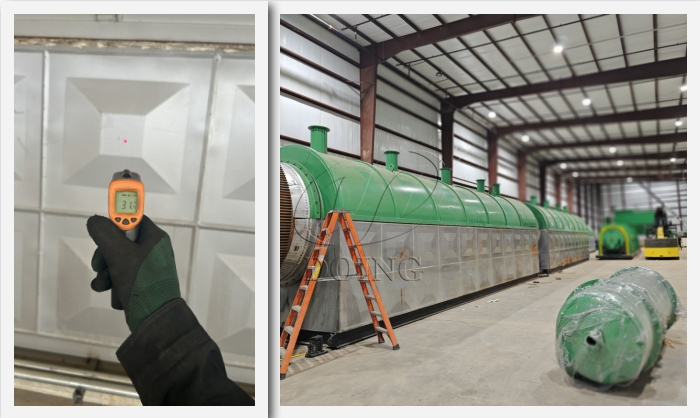 fully continuous pyrolysis plant in USA