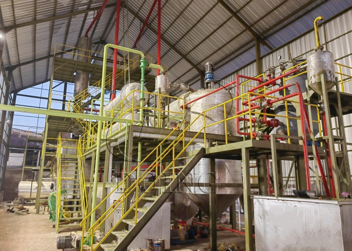 waste oil to diesel machine in Indonesia