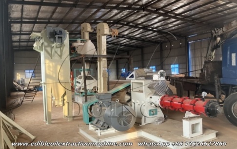 Nigerian 50TPD soybean oil puffing and pressing equipment project