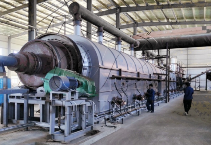 DOING continuous pyrolysis machine project site