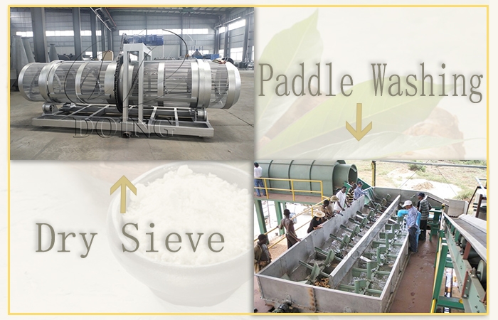 cassava starch processing machine