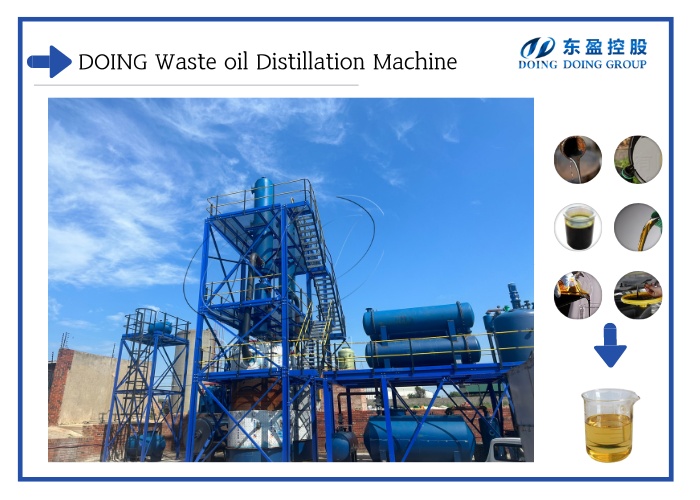DOING waste oil sludge distillation plant