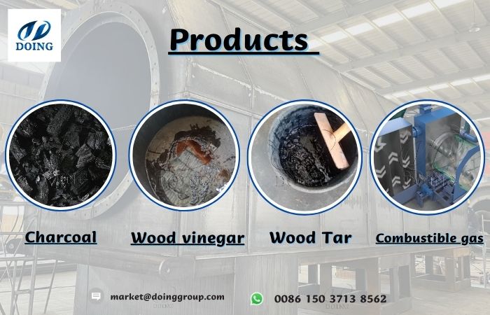 Carbonization process for charcoal preparation carbonization process