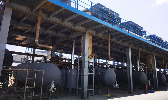 DOING tire pyrolysis plant fuel storage tanks DOING tire pyrolysis plant