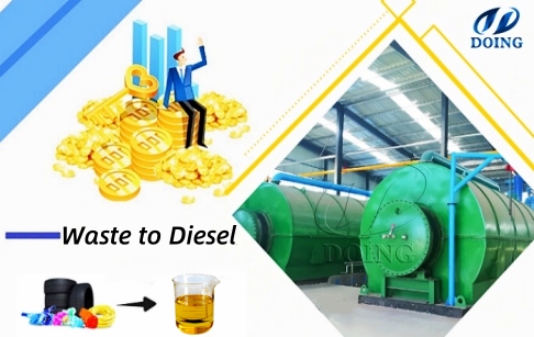 Mexico Client Selects DOING Pyrolysis Distillation Machine for Sustainable Tire and Plastic Recycling