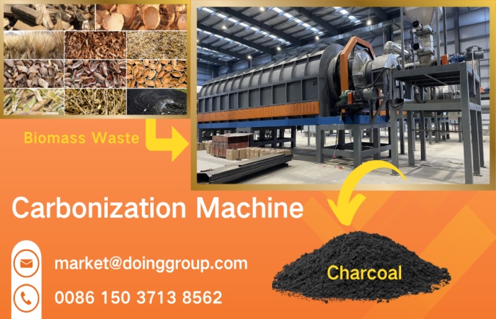 biomass carbonization machine