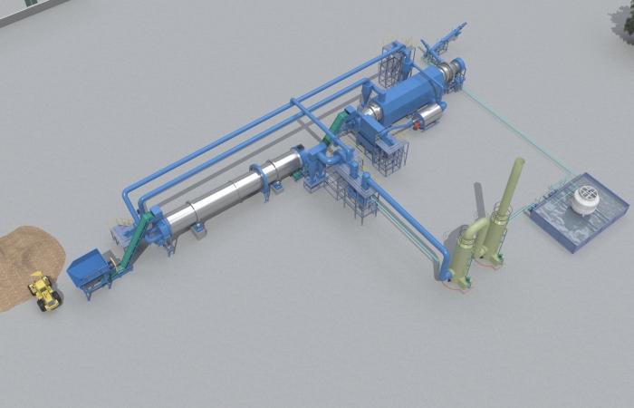 Continuous carbonization equipment