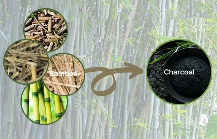 Bamboo charcoal briquette making machine