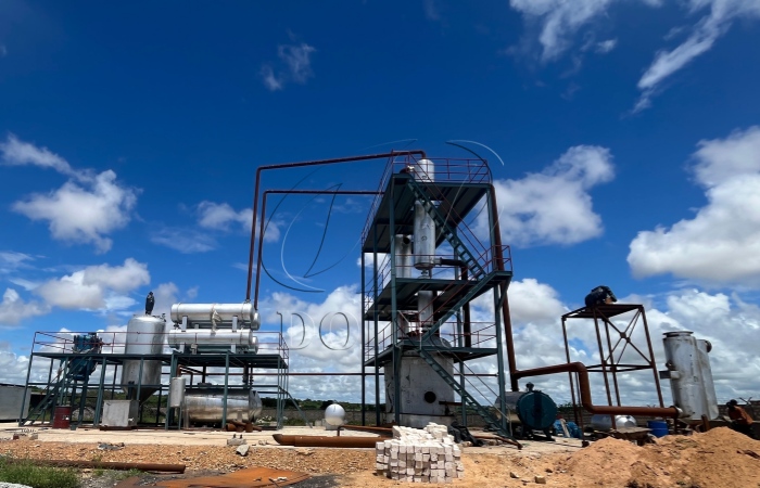 waste engine oil refining plant
