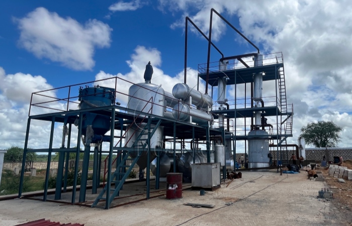 waste oil to diesel plant
