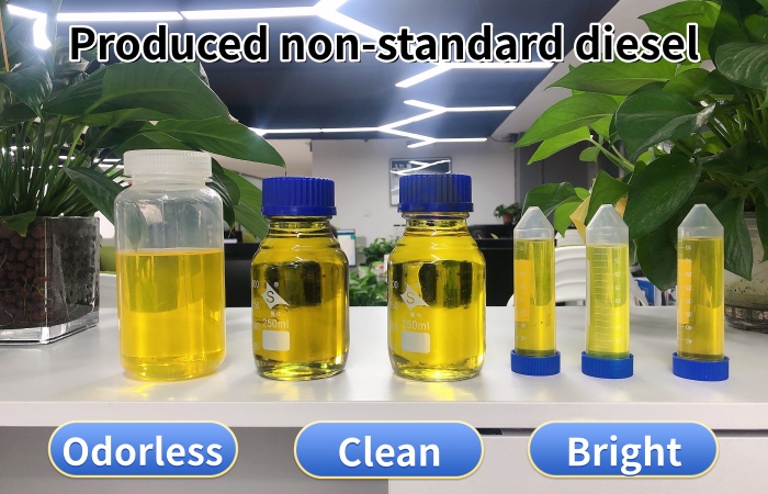 waste engine oil to diesel machine