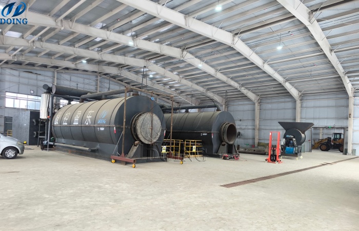 Waste tire pyrolysis in Indonesia