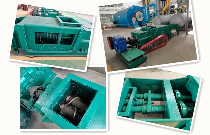 Double screw palm oil press machine