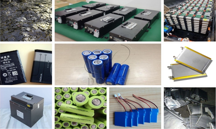 lithium battery recycling machine