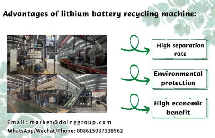Waste lithium battery processing equipment