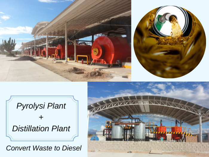 tyre to diesel plant